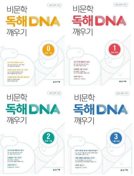 해법 중학 국어 문법/독해/문학/비문학 DNA 깨우기